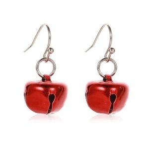 🎄 Red jingle bell earrings 🎄